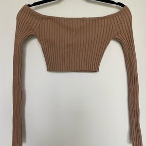 Matching nude ribbed set